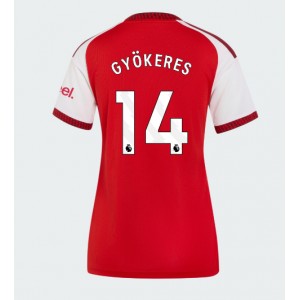 Arsenal Viktor Gyokeres #14 Jalkapallovaatteet Naisten Kotipaita 2026-27 Lyhythihainen